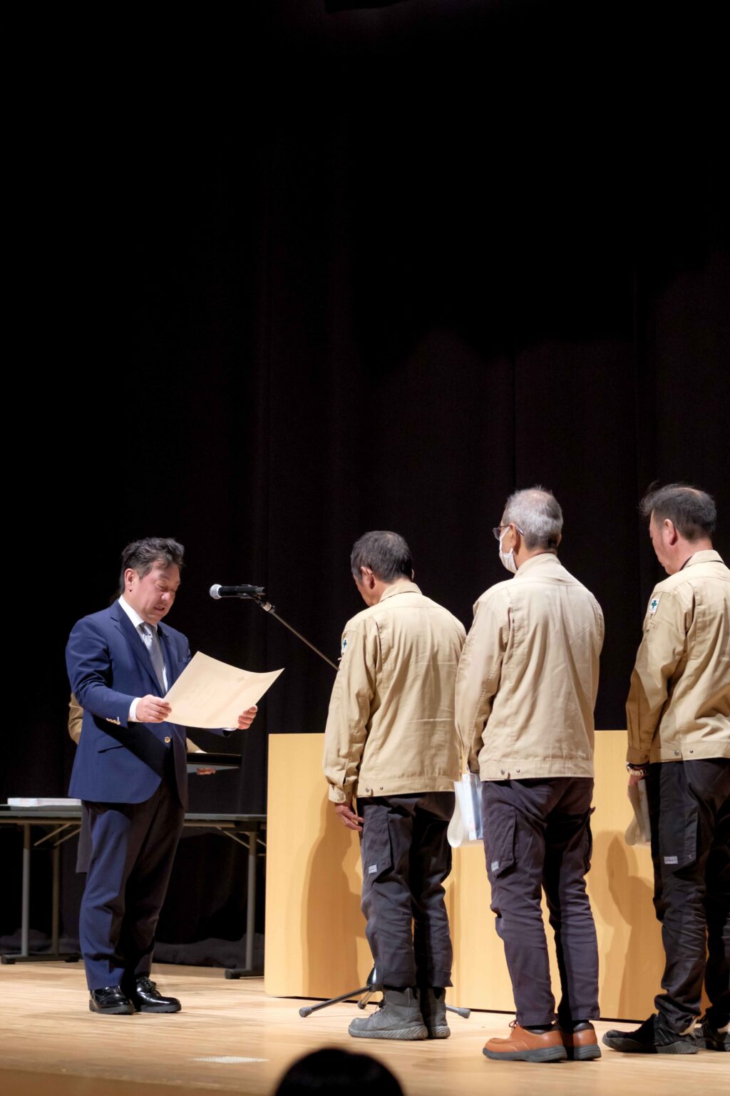 alt="2025年 高橋建設 安全衛生大会 益田市 グラントワ小ホール"