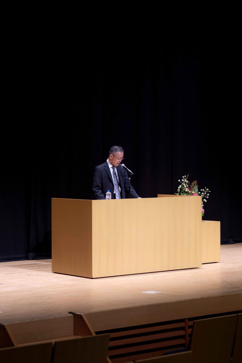 alt="2025年 高橋建設 安全衛生大会 益田市 グラントワ小ホール"
