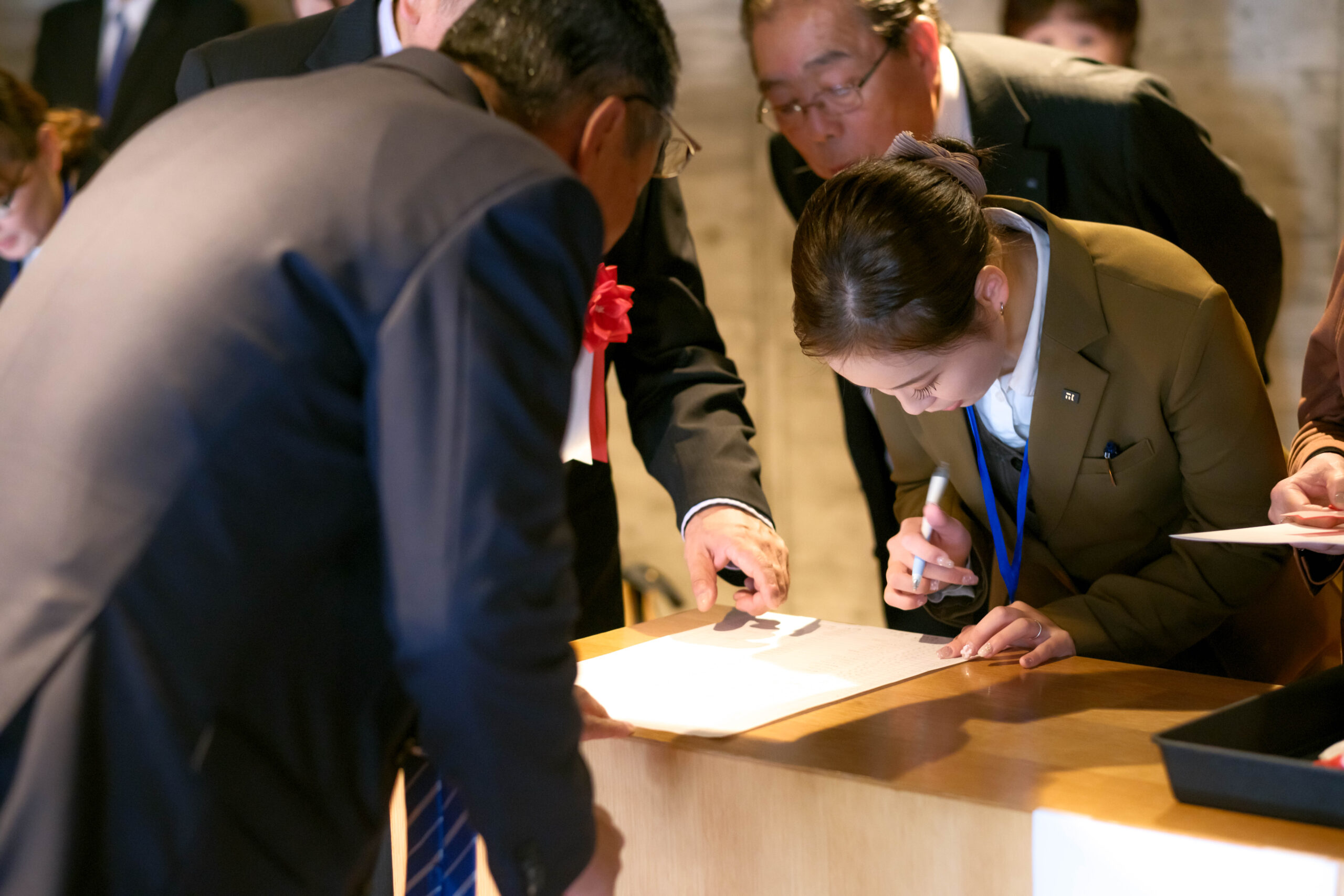 alt=“高橋建設 創業50周年記念式典の様子”