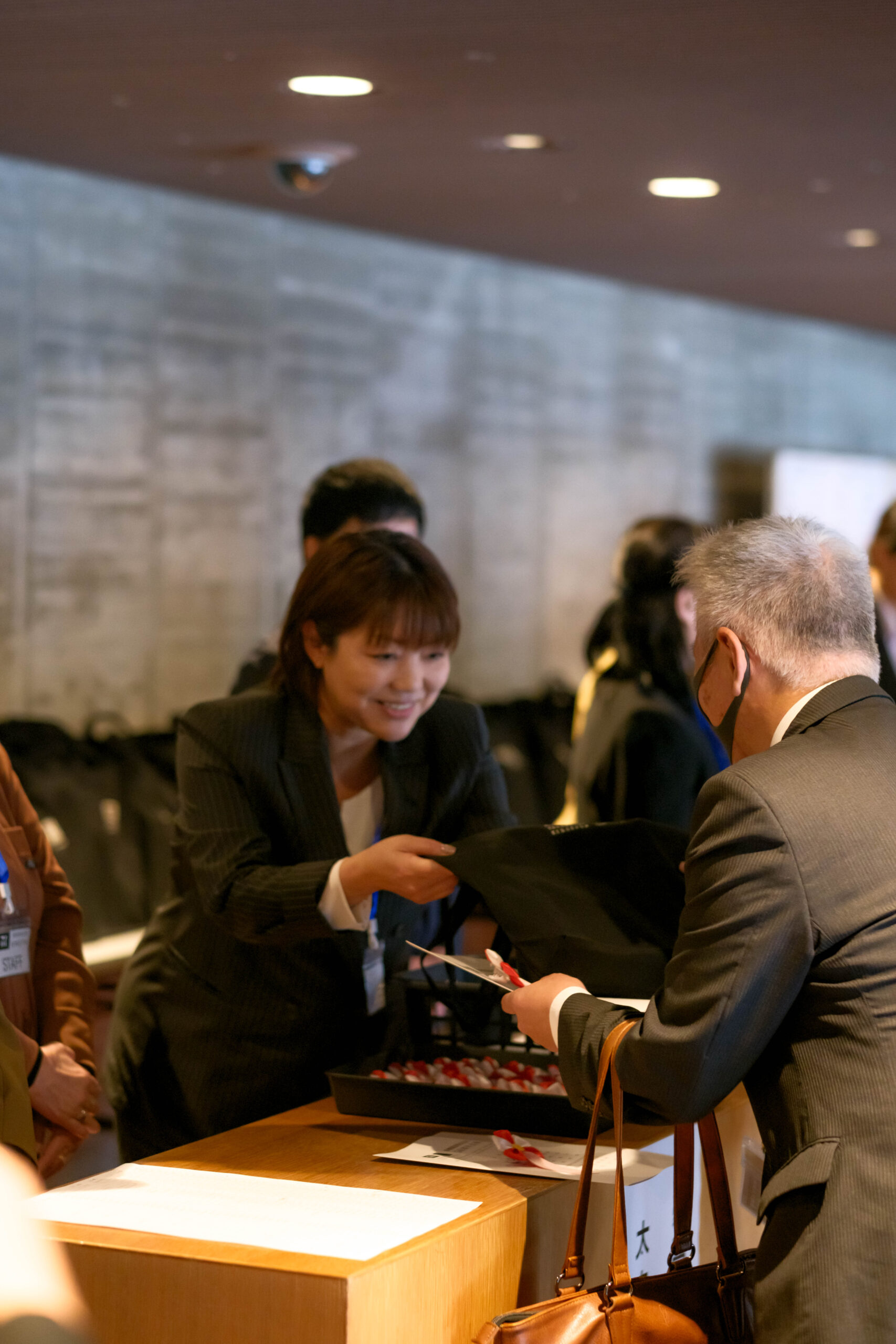 alt=“高橋建設 創業50周年記念式典の様子”